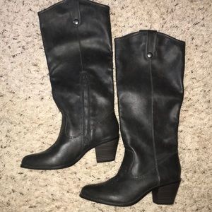 Dark Gray Boots